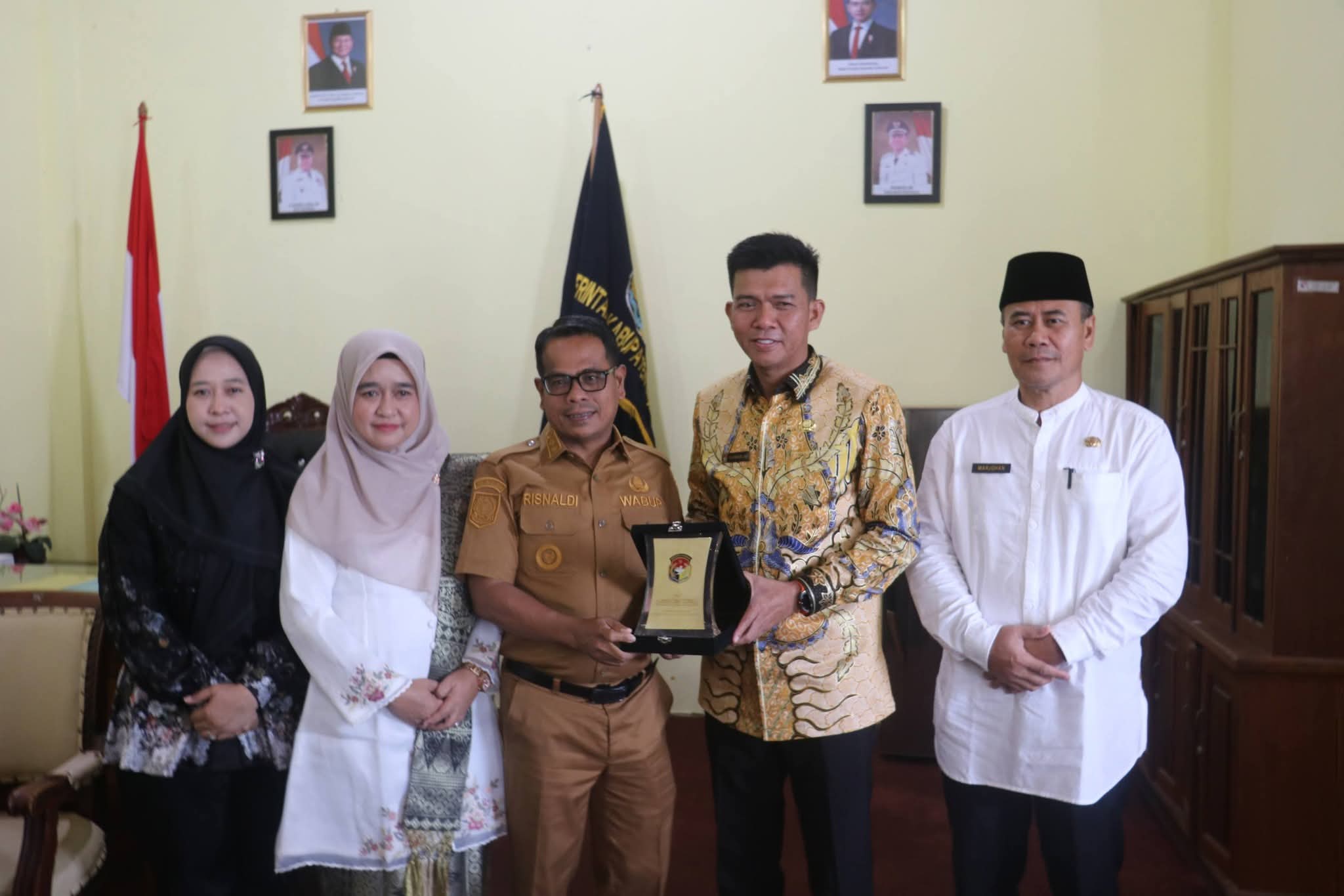 Perkuat Koordinasi dan Kolaborasi Antar Daerah, Wabup Mukomuko Terima Kunjungan Kerja Wabup Pesisir Selatan
