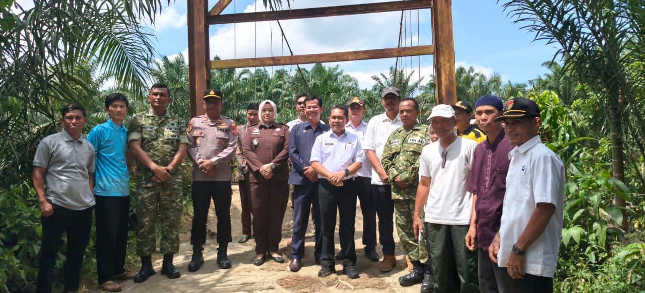 Perkuat Konektivitas dan Akses Masyarakat Pondok Suguh,Pembangunan Jembatan Garuda Resmi Dimulai