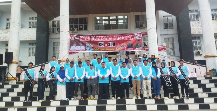 Peringati Haornas Ke-XLII, Pemkab Mukomuko Gelar Senam Sehat 