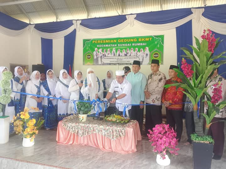 Gedung BKMT di Kecamatan Sungai Rumbai Diresmikan 