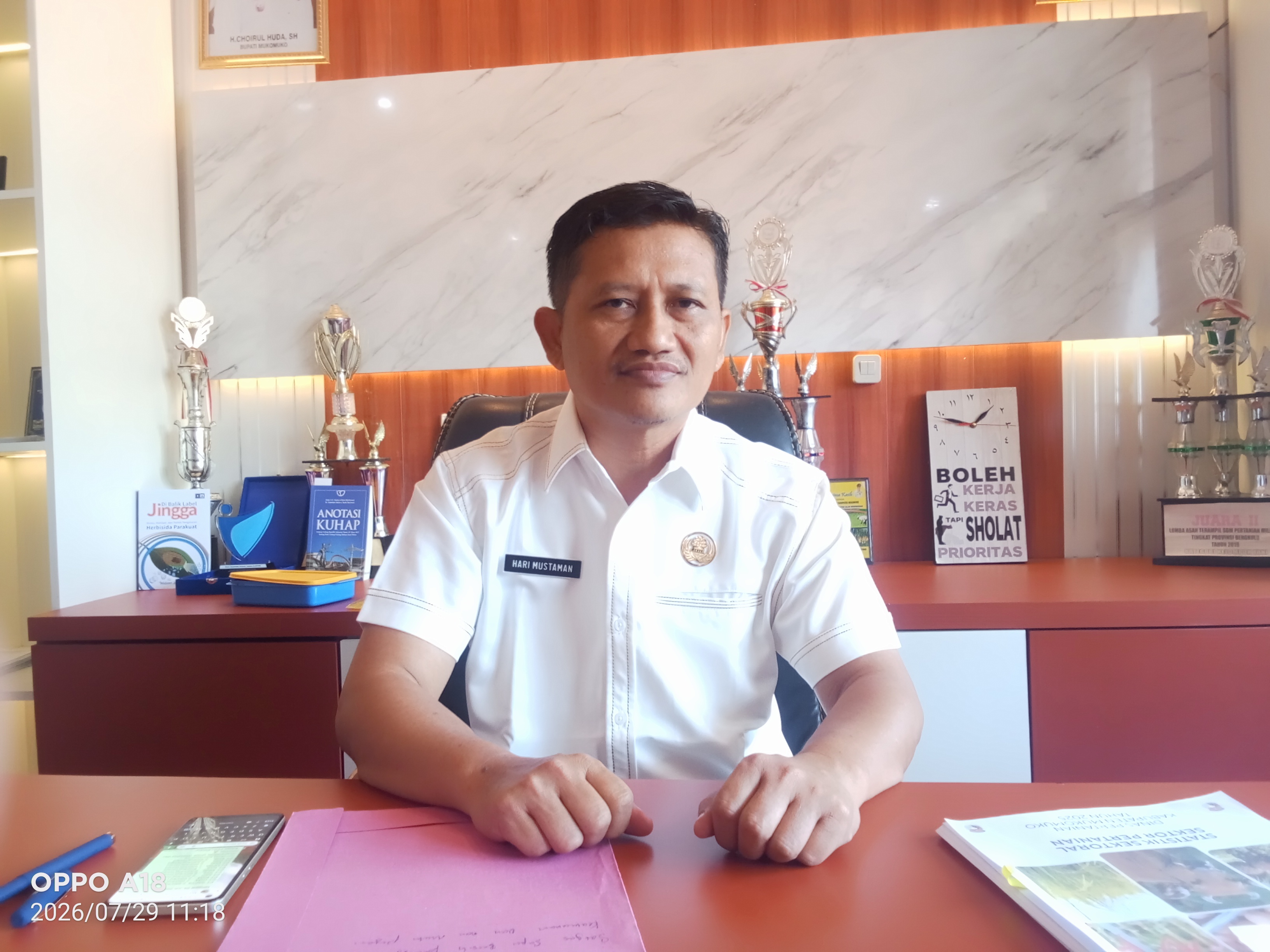 Dinas Pertanian Mukomuko Uji Coba Penanaman Padi PM-AAS