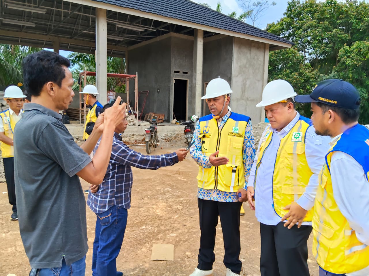 Kementrian Pekerjaan Umum Monitoring Pembangunan IPLT Di Mukomuko 