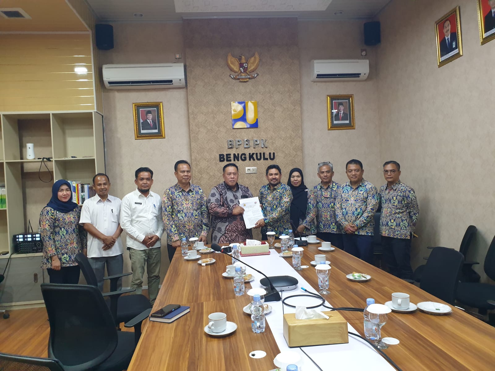 Bahas Kemajuan Daerah, Bupati Mukomuko Audiensi Bersama BPBPK Bengkulu 