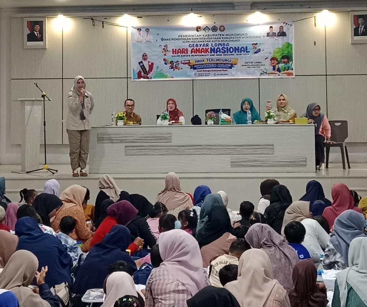 Peringati Hari Anak Nasional, Disdikbud Mukomuko Gelar Berbagai Perlombaan 