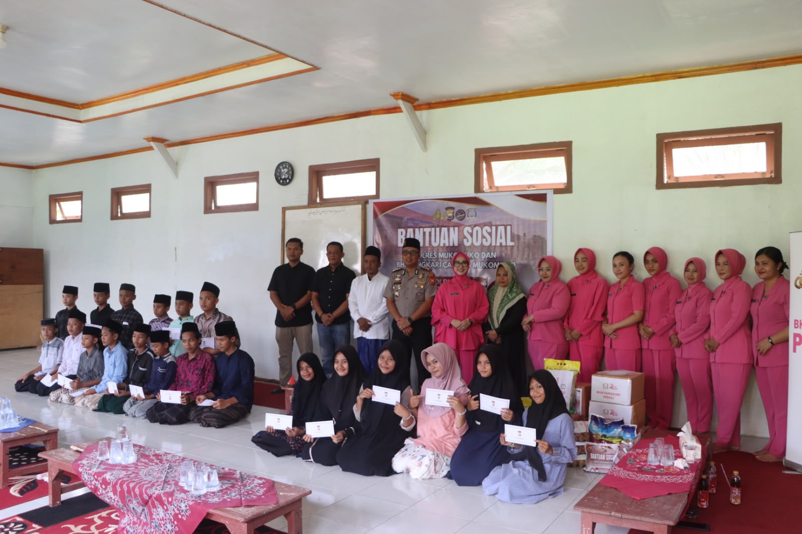 Perkuat Sinergi Kamtibmas, Polres Mukomuko Jalin Silaturahmi dengan Ponpes Miftahul ’Ulum