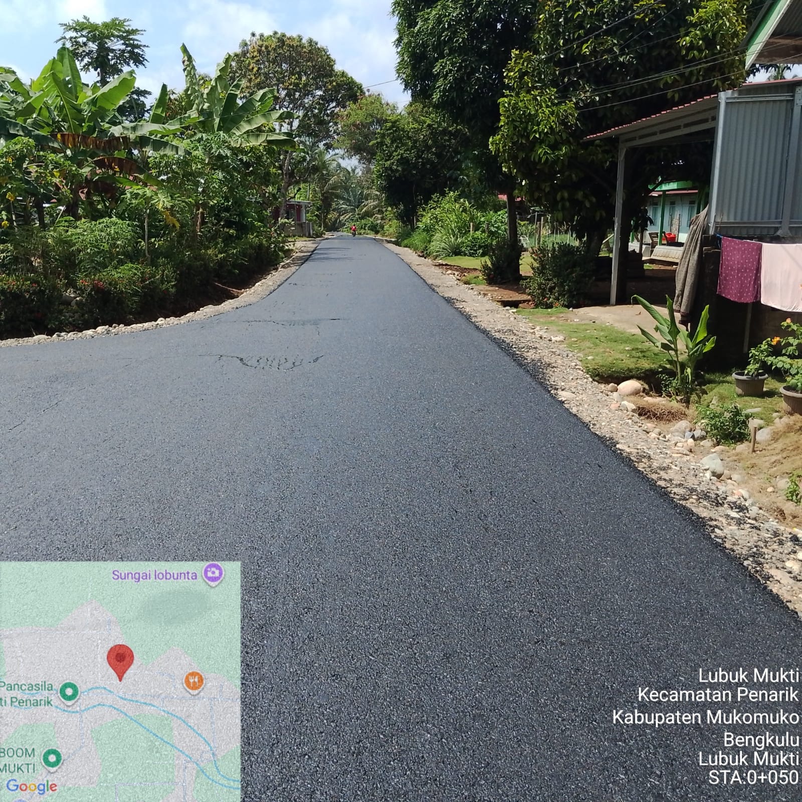 Dinas PUPR Mukomuko Tuntaskan Pembangunan Jalan Hotmik Di Desa Lubuk Mukti 